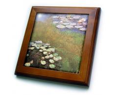 3dRose FT 126639 _ 1 Seerosen von Claude Monet Nr. 2 C. 1914–1917 von Fliesen, 8 von 20,3 cm