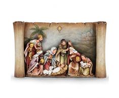 Napco Deko-Wandschild, Motiv: Krippe, Sandstein, 10 x 16 cm