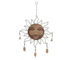Deco 79 Metall Sunface Windspiel W, 68,6 cm h-26824, 43,2 cm W/68,6 cm H
