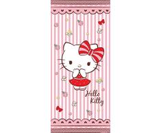 AG Design FTV 1529 Hello Kitty, Papier Fototapete Kinderzimmer - 90x202 cm - 1 Teil, Papier, multicolor, 0,1 x 90 x 202 cm