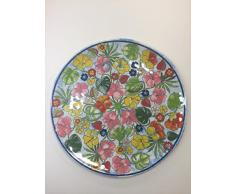 Rose&Tulipani Tablett rund cm 42 Melamin Aloha