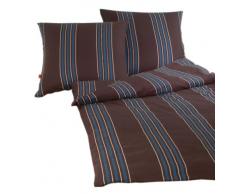 fleuresse G062169-0022-0300 Flanell Bettwäsche - Montana 155 x 220 cm nachtblau