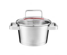 AMBITION Topf Kochtopf Deckel Glasdeckel Edelstahl Induktion Selection 16 cm 1,7L