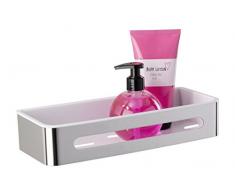 WENKO 22780100 Wandablage Premium Plus, Wandregal, Badablage, Edelstahl rostfrei, 31 x 8.5 x 15 cm