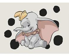 Disney Wandbild von Komar | Dumbo Dots Landscape | Kinderzimmer, Babyzimmer, Dekoration, Kunstdruck | Größe 40x30cm (Breite x Höhe) | ohne Rahmen | WB027-40x30