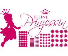 Graz Design 770092_100x57_041 Wandtattoo Set Kinderzimmer Mädchen Sterne Spruch kleine Prinzessin
