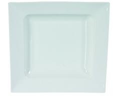 Dajar Suppenteller 22.5 cm Porto, Porzellan, Weiß, 25,5 x 25,5 x 3,8 cm