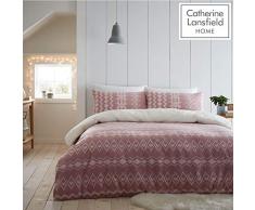 Catherine Lansfield Alpine Bettwäsche-Set für Einzelbett, Fleece