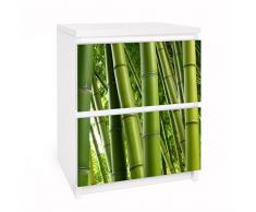 Apalis 91037 Möbelfolie für Ikea Malm Kommode - Selbstklebe Bamboo Trees nummer 1, gröÃe 2 mal, 20 x 40 cm