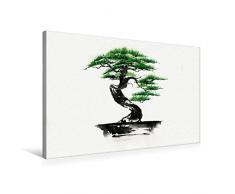 Premium Textil-Leinwand 75 x 50 cm Quer-Format Bonsai | Wandbild, HD-Bild auf Keilrahmen, Fertigbild auf hochwertigem Vlies, Leinwanddruck von Jitka Krause