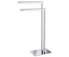 RIDDER Newcastle Handtuchständer, Edelstahl, Chrom, ca. 51 x 81 x 20 cm