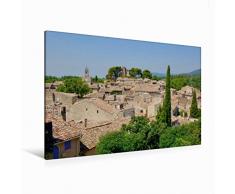 Premium Textil-Leinwand 120 x 80 cm Quer-Format Dorf in der Provence | Wandbild, HD-Bild auf Keilrahmen, Fertigbild auf hochwertigem Vlies, Leinwanddruck von Reinhard Werner