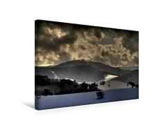 Premium Textil-Leinwand 45 x 30 cm Quer-Format Der Feldberg in der AbenddÃ¤mmerung | Wandbild, HD-Bild auf Keilrahmen, Fertigbild auf hochwertigem Vlies, Leinwanddruck von Ingo Laue (CALVENDO Natur);CALVENDO Natur