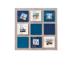 walther design Galerierahmen La Casa blau, für 6 Fotos 8x8 cm