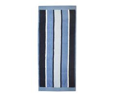 framsohn Handtuch, Baumwolle, blau Jacquard, 50 x 100 cm