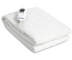 Innoliving Wärmeunterbett, Polyester, 150 x 80 cm, Weiß