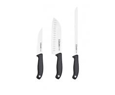 3 Claveles Set: Küchenmesser, Santoku und Schinkenmesser