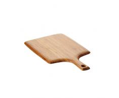 Ein domo pv-bam-1149 Point-Virgule Schneidebrett mit Griff 38 x 20 x 1,9, Bambus, braun