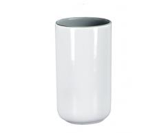 Kleine Wolke Twice Zahnputzbecher, Steinzeug, Platin, 6.5 x 6.5 x 11.5 cm