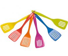 HOME 8913500 Set 6-teilig Forata Melamin Farben sortiert Küchenutensilien