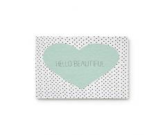 Fandim Fly Blue Hair African Women, Marokko Hintergrund Home Bad Dusche Schlafzimmer Matte WC Boden Fußmatte Teppich Pad Fußmatte 16x24inch Love1ffy2765