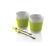 XD Design P263.037 Kaffebecher Set Early Bird inklusive Löffel