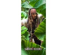 AG Design FTDv 0269 Pirates of the Caribbean Disney Jack Sparrow, Papier Fototapete Kinderzimmer - 90x202 cm - 1 Teil, Papier, multicolor, 0,1 x 90 x 202 cm