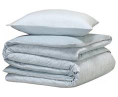 De Witte Lietaer 205039 Cardiff Flanell Bettwäsche Bettwäsche Baumwolle Zirkonia 140 x 220 cm