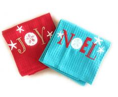 Urlaub Strand Weihnachten Küche Handtuch-Set (2) Kay Dee