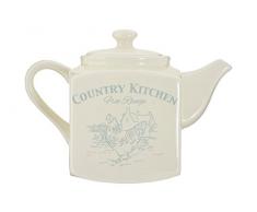 Premier Housewares Landküche Teekanne, Creme Dolomit, 1650ml