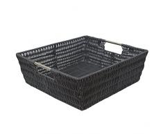 Unbekannt Home Basics Korb Large grau