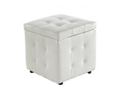 Contemporary Living Pouf mit Stauraum Dado, WeiÃ