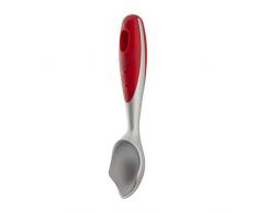 Moha Gelati Eisportionierer, Aluminium, grau/rot, Länge 19 cm Breite 3 cm