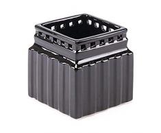 Zuo Römischer Übertopf, klein, Schwarz