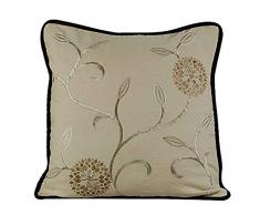 President Collection Bedazzle Kissen, Bestickt, Leinen-Baumwoll-Mischgewebe, 50,8 x 50,8 cm, Wheatish