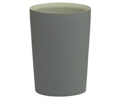 Sealskin Becher Two Tone, Zahnputzbecher aus Polyresin, Farbe: Grau