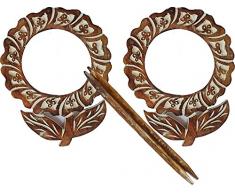 Vatertag Geschenke Holz Distressed Deko Braun Vorhang Raffhalter Set von 2 Fenster Behandlung Raffhalter Art Deco 9 X 7 inches Tree of Life