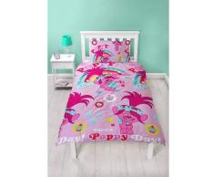 Trolls Dreams Bettbezug mit passendem Kissenbezug, Mikrofaser, Violett, Einzelbett
