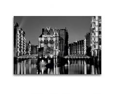 Premium Textil-Leinwand 120 x 80 cm Quer-Format Wasserschloss | Wandbild, HD-Bild auf Keilrahmen, Fertigbild auf hochwertigem Vlies, Leinwanddruck von Joachim Hasche Fotografie