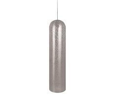 Kafka Goes Pink LT 65 NiM Pendelleuchte Pipelight Messing matt Multi E27, 40 W, Nikel, 15 x 65 cm