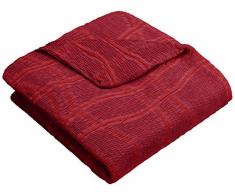 Zebra Textil Sofa, Rot