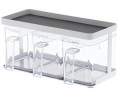 Yamazaki Set 3-er Set Vorratsdosen aus Acryl stapelbar