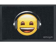 Rockbites Design 1012510610 Fußmatte, Polyamid, Schwarz, 40 x 60 cm