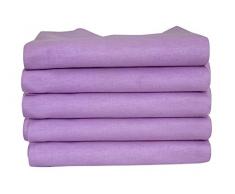 Hashcart 100% Baumwolle Tapisserie flach Bettunterlagen Bett Verbreiten Twin Size – 139,7 x 215,9 cm, Baumwolle, violett, Twin Size