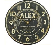 Roger Lascelles Wanduhr, Schwarz