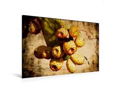 Calvendo Premium Textil-Leinwand 120 cm x 80 cm quer, EIN Motiv aus dem Kalender Fotografie und Texturen | Wandbild, Bild auf Keilrahmen, Fertigbild auf echter mit Eier Textur hinterlegt Kunst Kunst