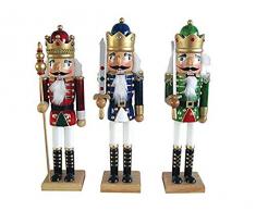 Santas Workshop Royal King Nussknacker, 38,1 cm, 3 Stück