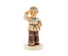 M.I.Hummel Hum 2417-Der kleine Indianer Figuren, Keramik, Mehrfarbig, One Size
