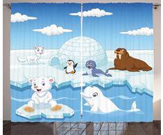 Moderne Einrichtung Vorhänge Durch ambesonne, Vector Abstrakt Design Bunte Pinselstriche mit geometrischen Dreiecke Bild, Wohnzimmer Schlafzimmer Fenster Drapes 2 Panel Set, multicolor, Textil, Mehrfarbig 2, 108W x 84L