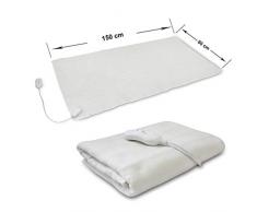 Sotech - Heizdecke, Elektrische Unterdecke, Einzel, 150 x 80 cm, 60W, Weiß, Mechanische Steuerung, Polyester, Standard/Zertifizierung: CB, Länge des Netzkabels: 2 m